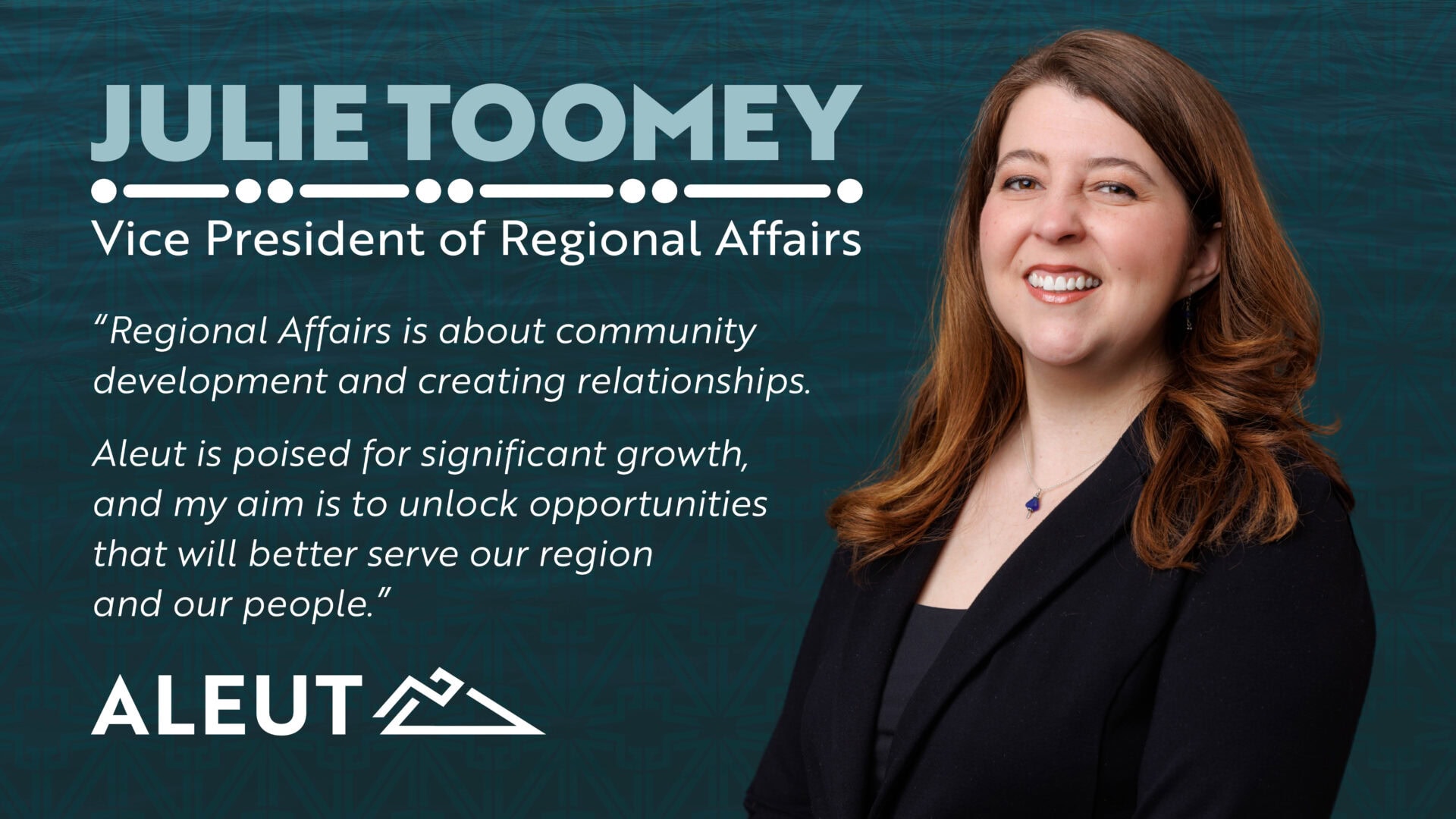 Julie Toomey, VP of Regional Affairs