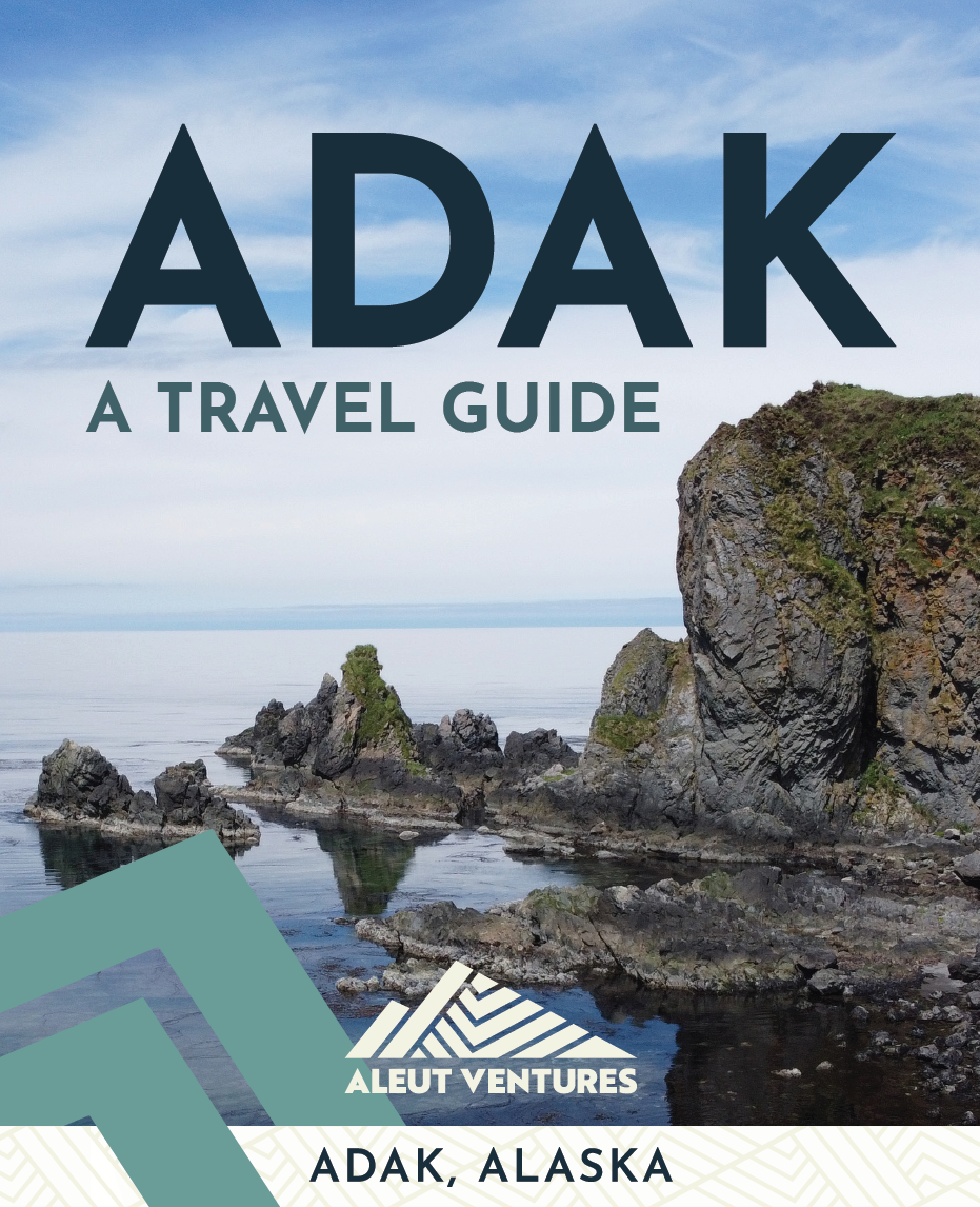 cover image for Adak: A Travel Guide, by Aleut Ventures