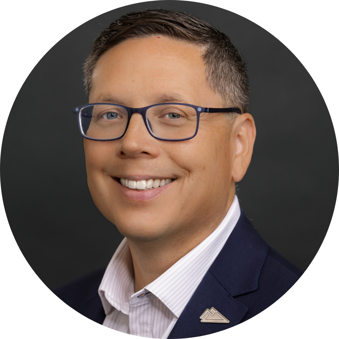 A headshot of Aleut's President & CEO, Skoey Vergen