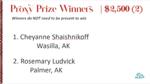 Grand Proxy Prize Winners